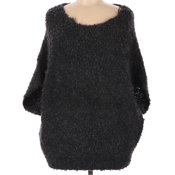 ZARA Knit Wool 80s Batwing Dolman Sweater Top - Picture 1 of 5